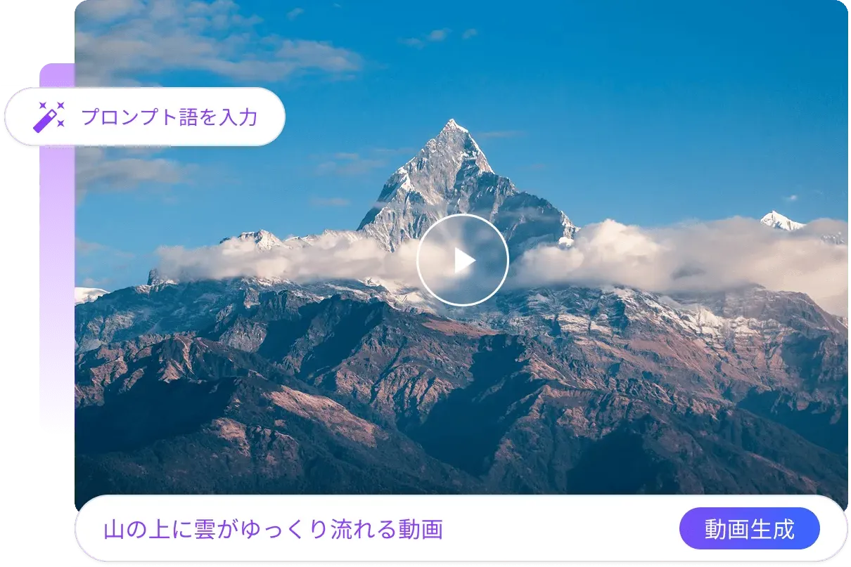 強力なAIと簡単編集